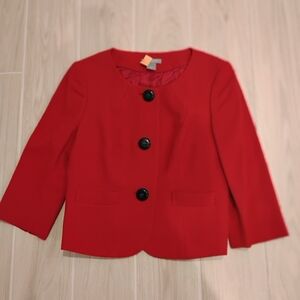 Ann Taylor Red Blazer